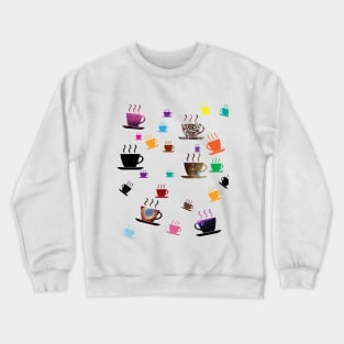 Coffee Cosmic Love Coffeecup Crewneck Sweatshirt